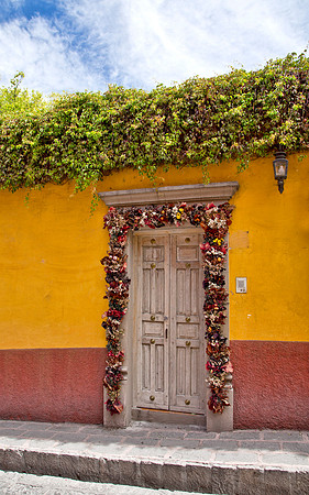 Doorway with Garland