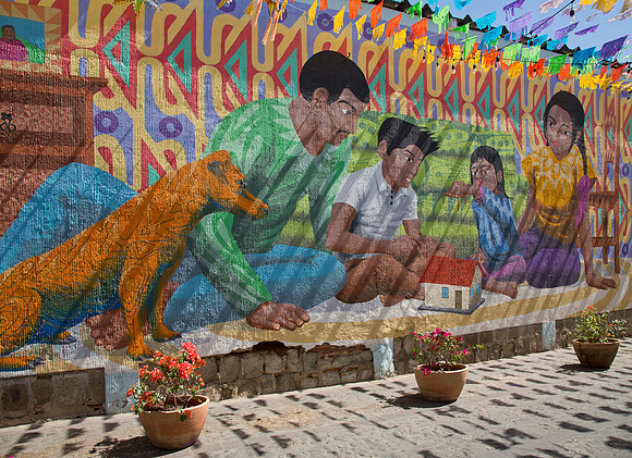 Mural 1 - Barrio Jalatlaco, Oaxaca