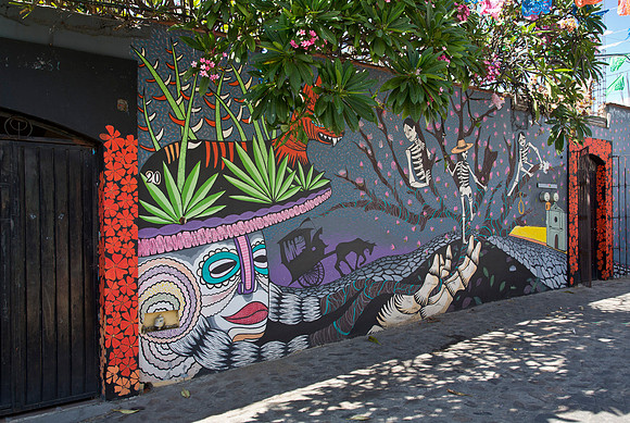 Mural - Barrio Xochimilco, Oaxaca
