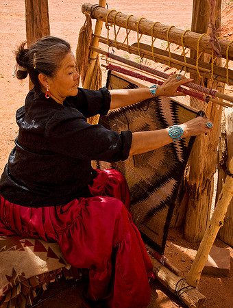 Effy - Traditional Navajo Weaver