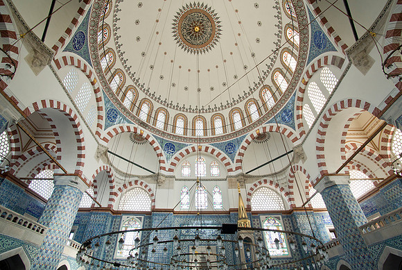 Rustempas Mosque Interior - Istanbul