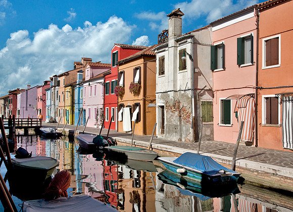 Clorful Canal - Burano