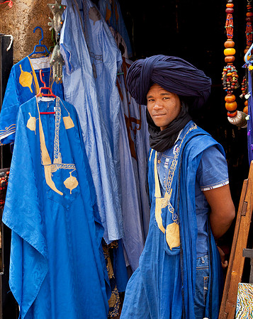 Turbanned Vendor - Essouira