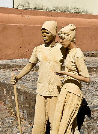Street Performers - Plaza Mayor, Trinidad