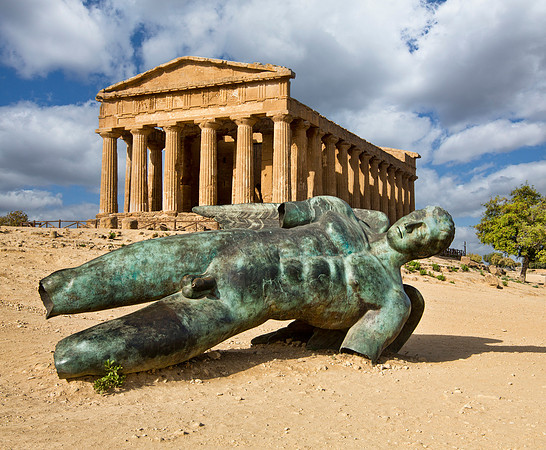 Icarus & Temple of Concordia (430 B.C.) - Agrigento