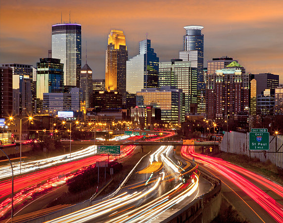 Minneapolis Skyline at Dusk