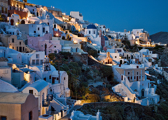 Santorini at Dusk