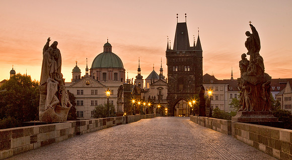 Sunrise - Charles Bridge, Prague