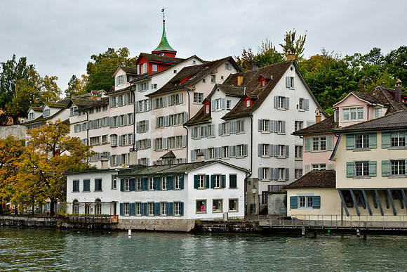 Along the Limmat River, Zurich