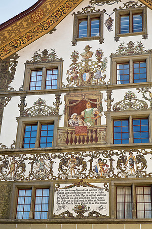 Illustrated Façade - Sternenplatz, Lucern
