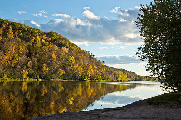 Fall Reflection - St. Croix River, Minnesota