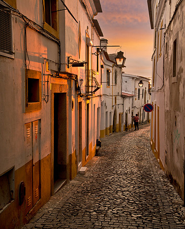 Sunset, Quiet Lane - Evora