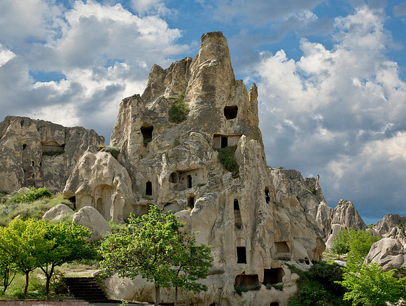 Ancient Apartment Building - Goreme