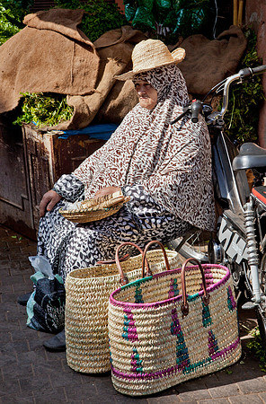 Basket Seller - Marrakech