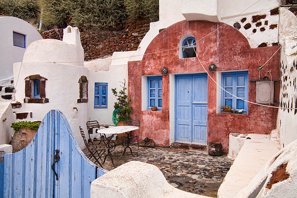 Colors of Santorini