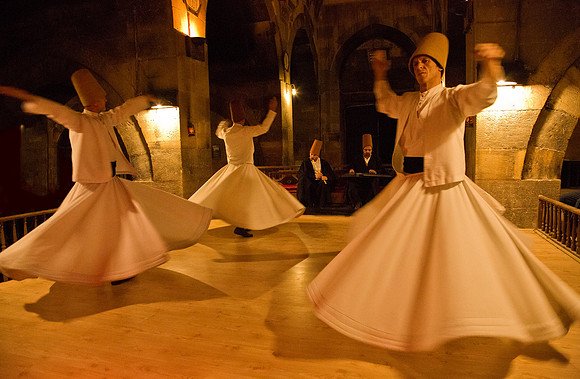 Whirling Dervishes - Seruhan Caravanserai, Cappadocia