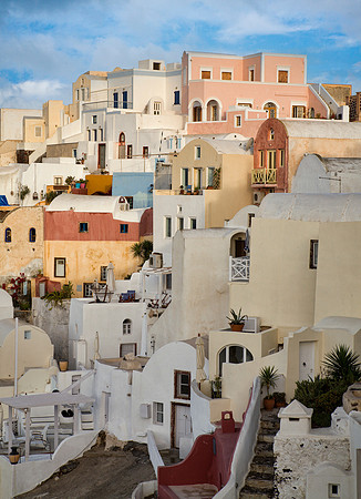 Pastel Sunrise - Oia