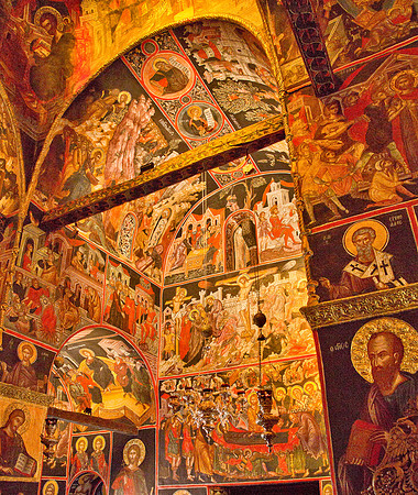 Frescoes - Varlaam Monastery