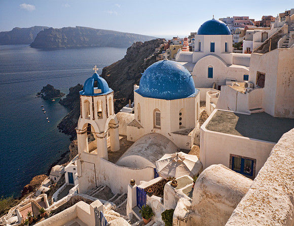 Blue Domes of Santorini